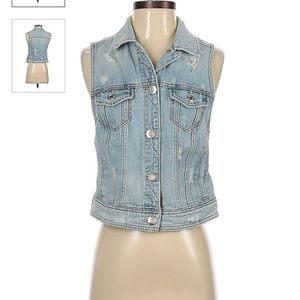 American Eagle denim vest